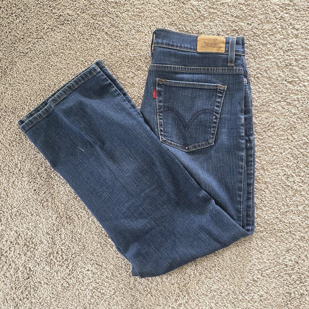 Levi's Womens 512 Perfectly Slimming Bootcut Size 12P Medium Mid Rise Stretch